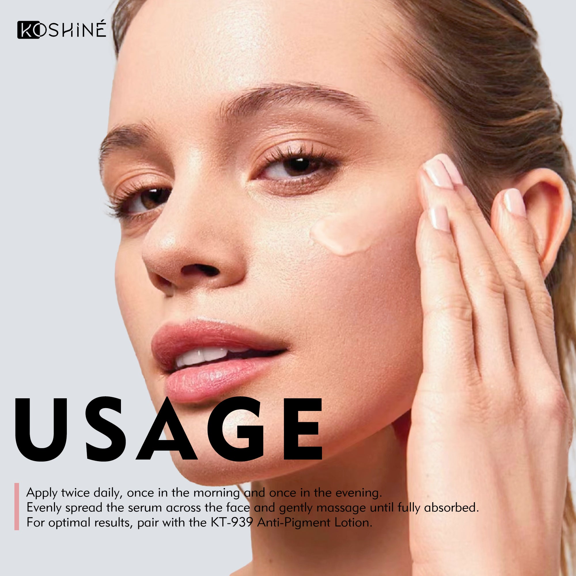 KOSHINÉ KT-939 Anti-Pigment Serum Intensive Dark Spot Reduction & Radiance Booster Suitable for Men and Women