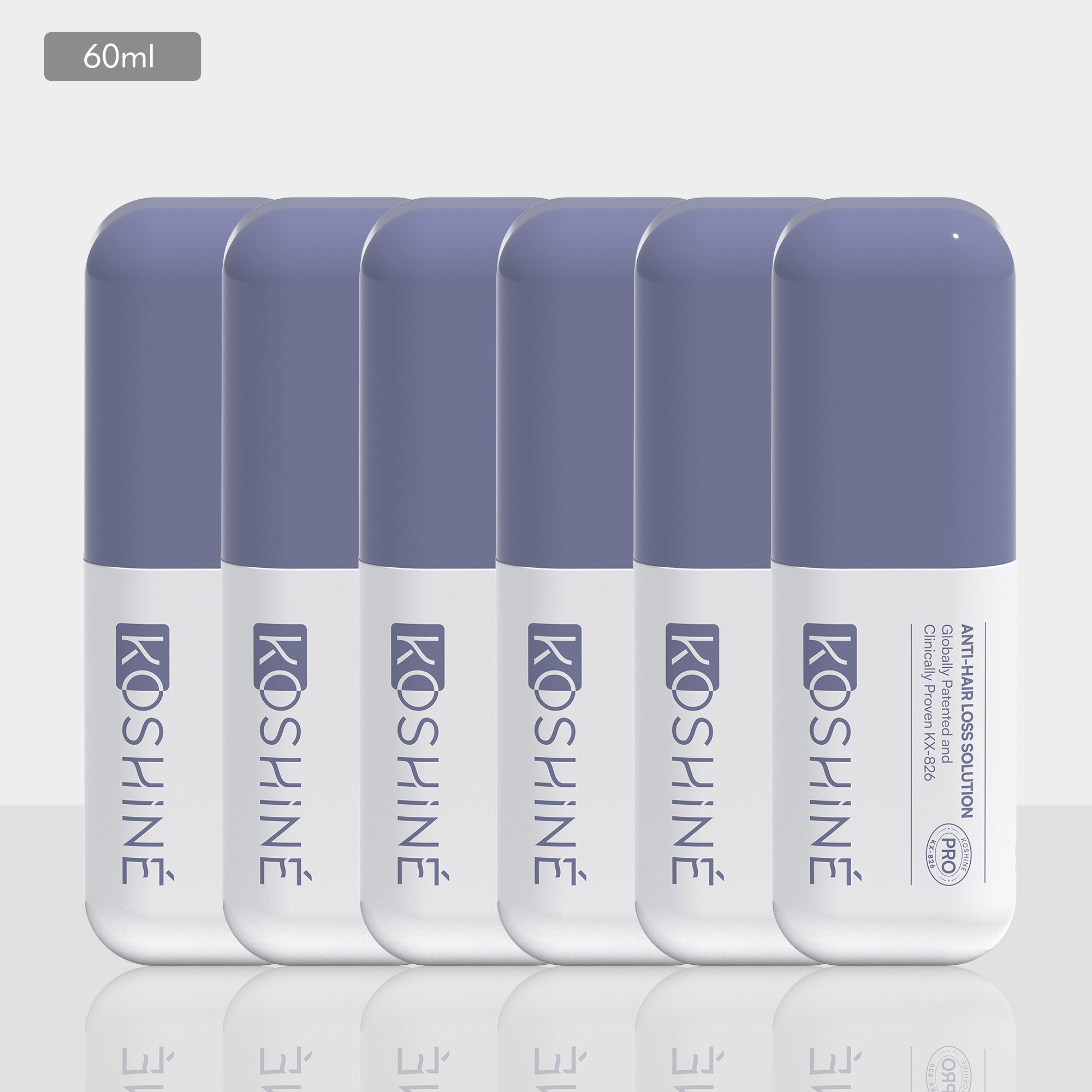 KOSHINÉ 0.9% KX-826 DHT Blocker Hair Thickening Growth Products – Suitable for Men and Women (Purple Bottle)