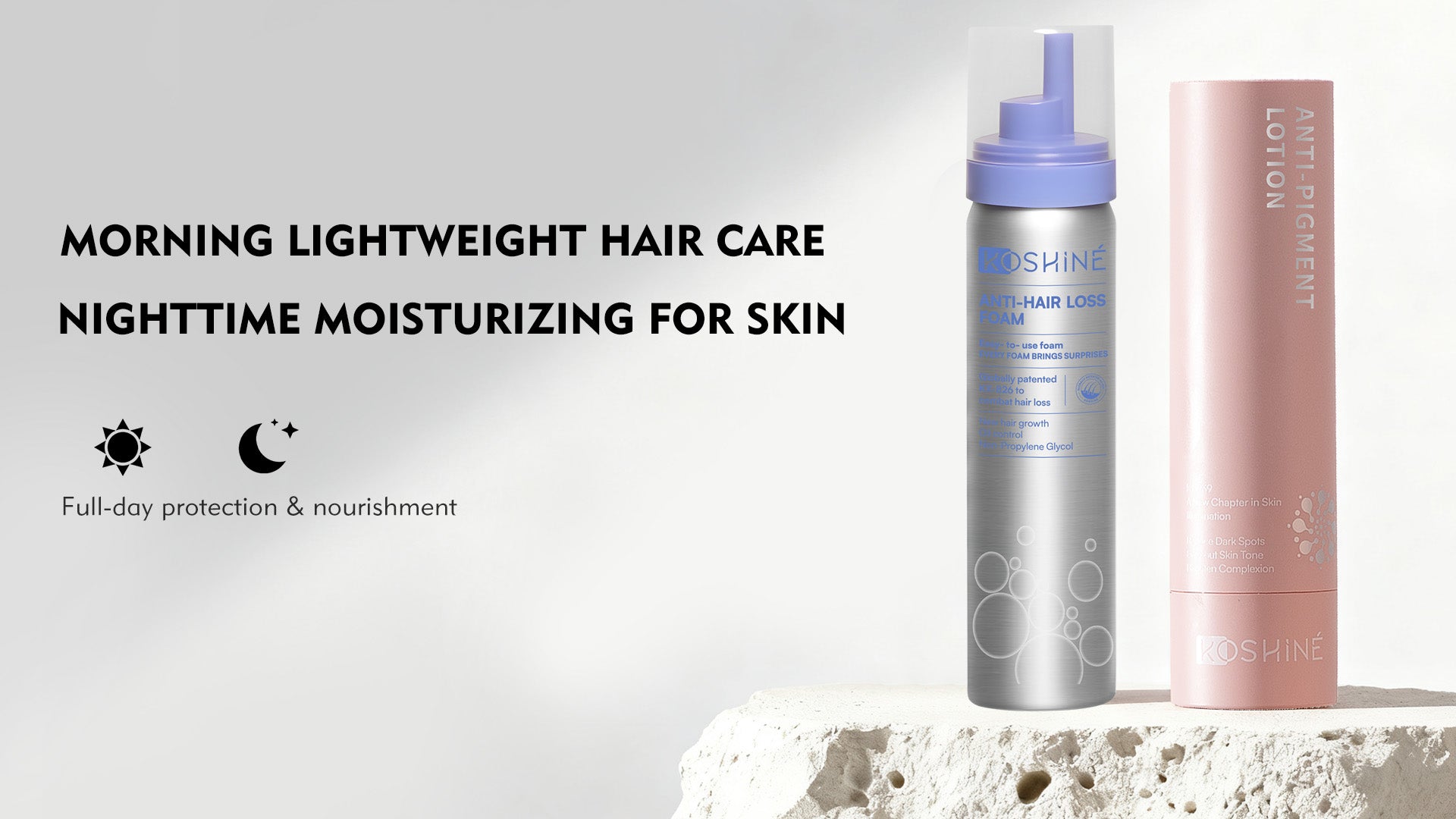 KOSHINÉ Hair Revitalizing Foam 0.9% KX-826 + KT-939 Anti-Pigment