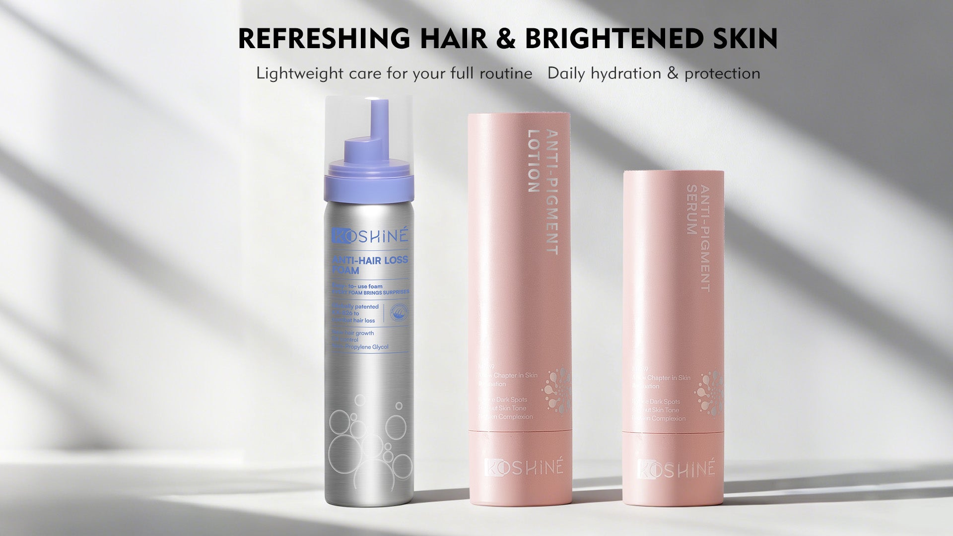 KOSHINÉ Hair Revitalizing Foam 0.9% KX-826 + KT-939 Anti-Pigment