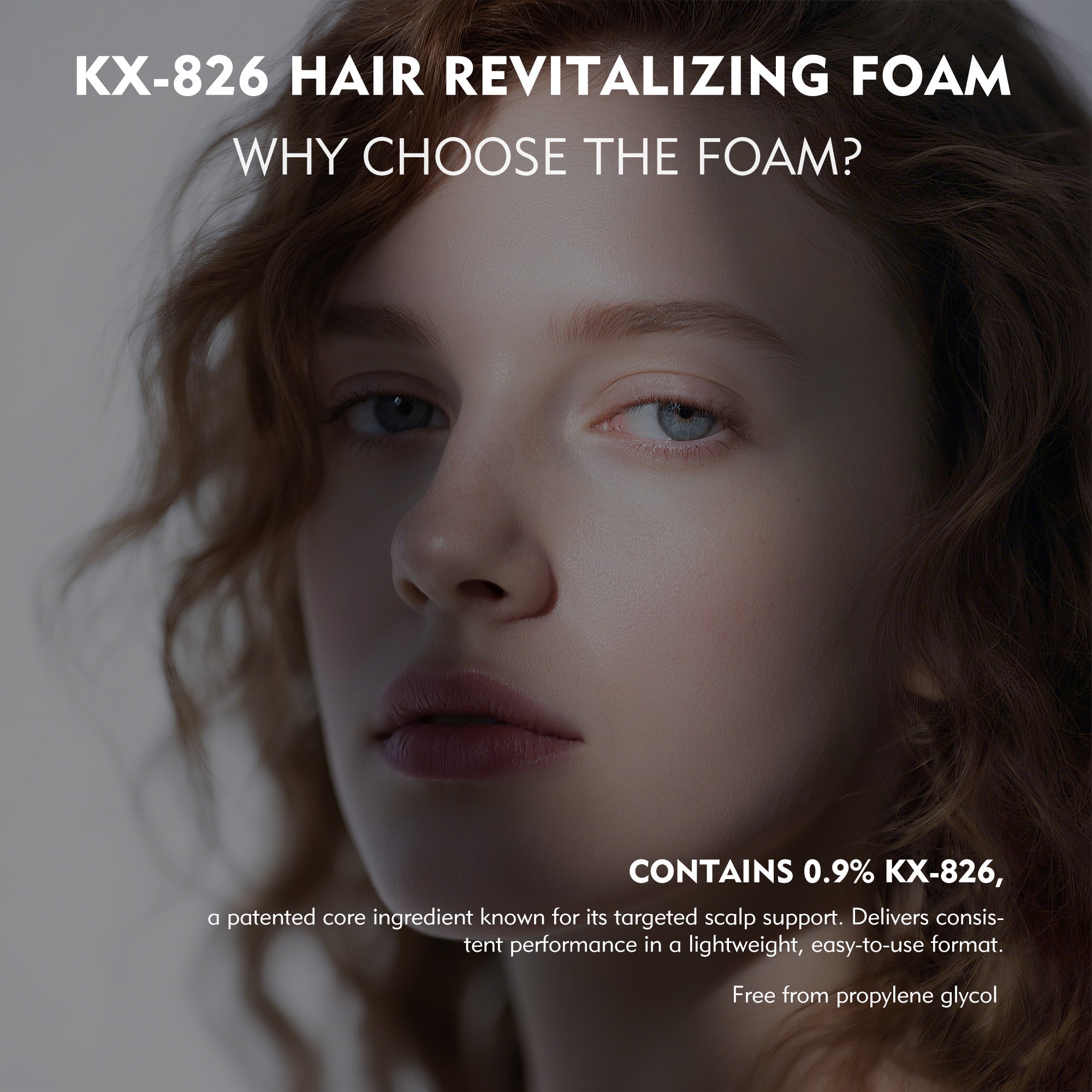 KOSHINE 0.9% KX-826 Hair Revitalizing Foam for Thinning Hair and Oily Scalp