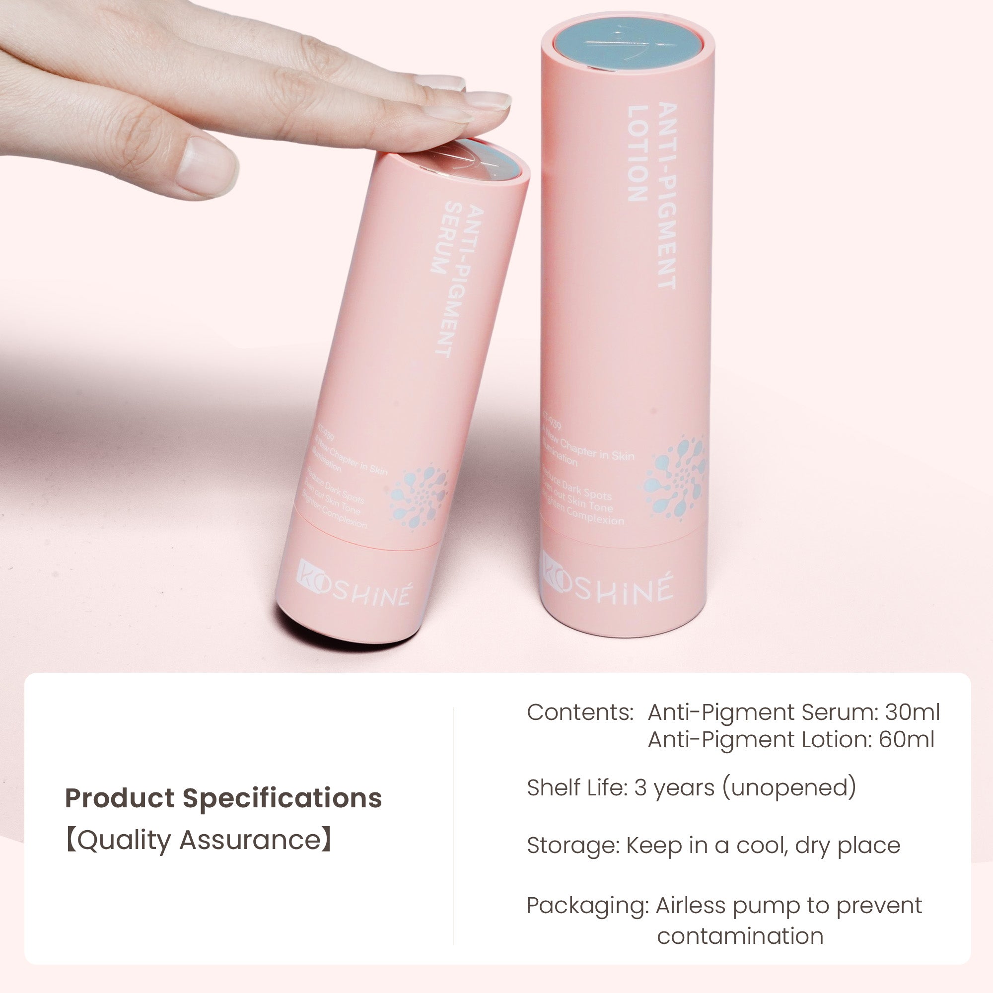 KOSHINÉ KT-939 Brightening Duo | Anti-Hyperpigmentation & Even Skin Tone