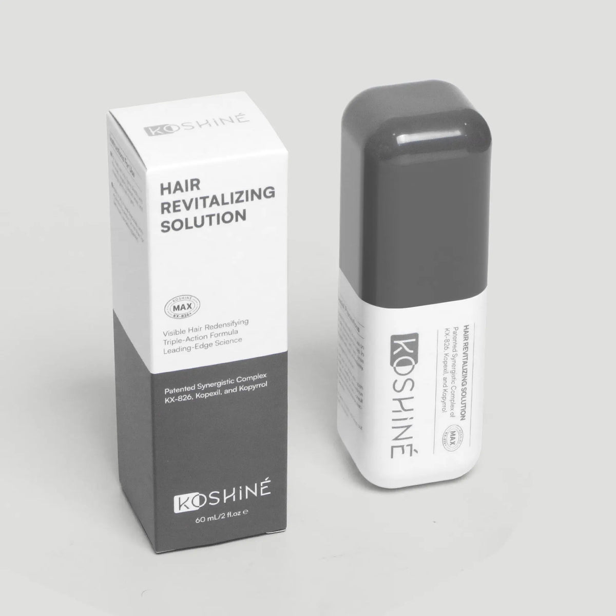 KOSHINÉ 0.9% KX-826 + 1.5% Kopyrrol + 1% Kopexil Max Hair Revitalizing Spray – Advanced Multi-Active Formula – Suitable