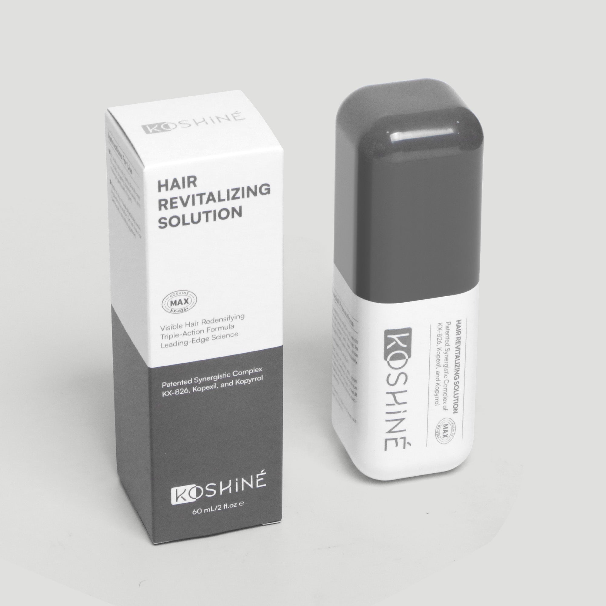 KOSHINÉ 0.9% KX-826 Max Hair Revitalizing Spray – Advanced Multi-Active Formula （Gray Bottle）