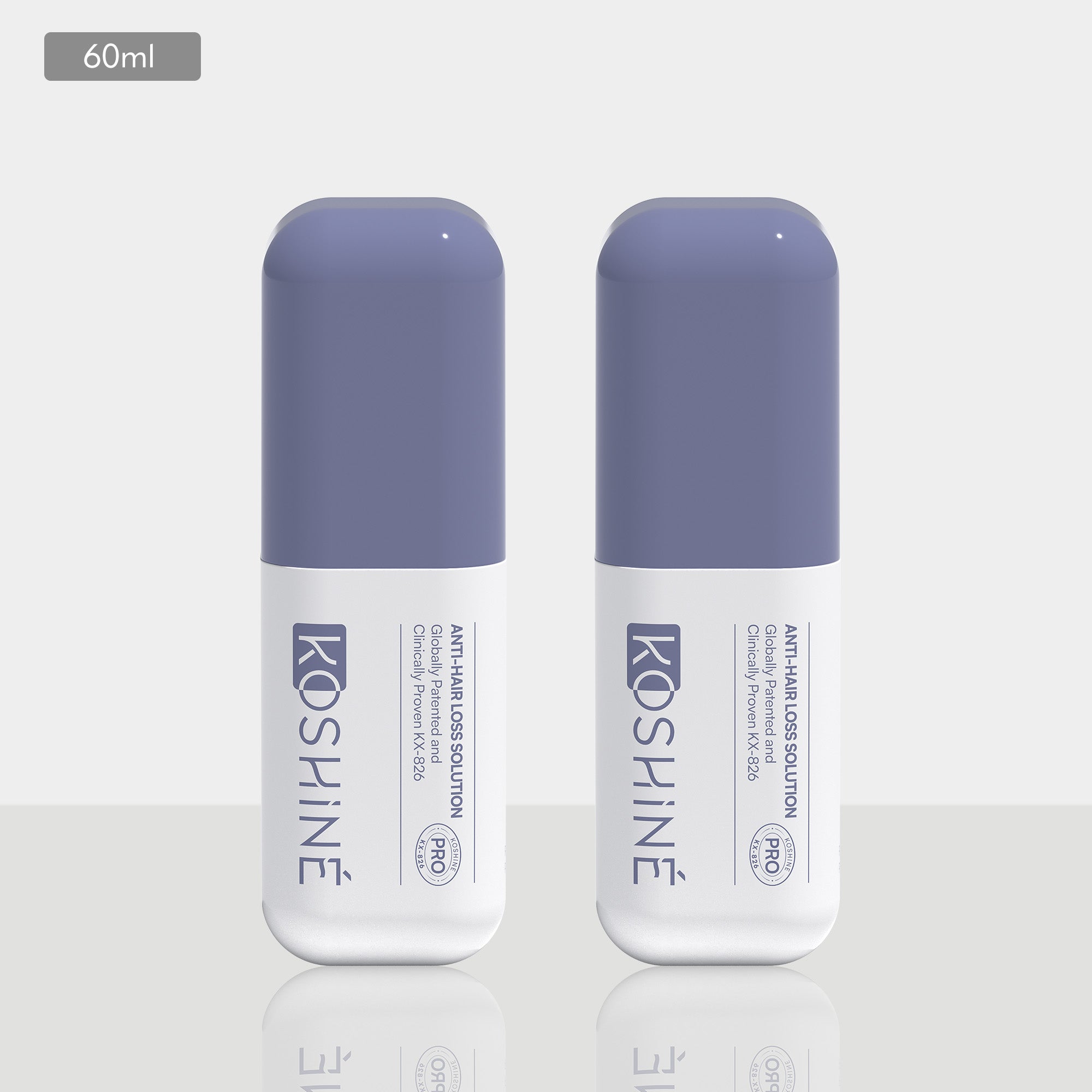 KOSHINÉ 0.9% KX-826 DHT Blocker Hair Thickening Growth Products （Purple Bottle）