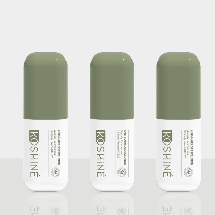 KOSHINÉ 0.5% KX-826 Plant-Based extract essence Anti-Hair Loss solutionSuitable for Men and Women(Green Bottle)