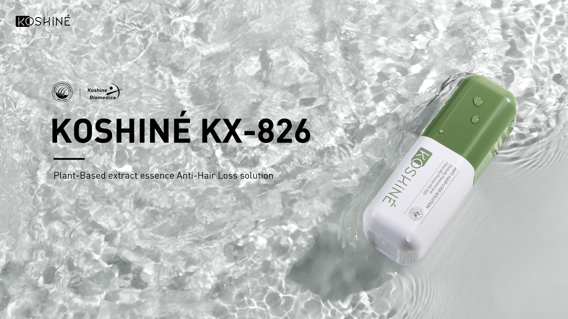 KOSHINÉ 0.5% KX-826 Plant-Based extract essence Anti-Hair Loss